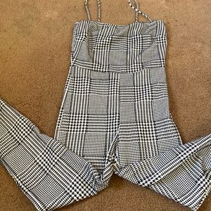 Fashion Nova Checkered Jumpsuit